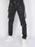 LNL Jeans - Straps - Black On Black - LLCDP0925566