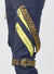 LNL Jeans - Straps and Stones - Navy and Yellow - LLTP113