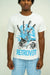 Retrovert T-Shirt - Search & Destroy  - White and Blue  - RRVSS24056