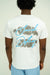 Retrovert T-Shirt - Search & Destroy  - White and Blue  - RRVSS24056