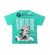 Gunzini T-Shirt - World Wide - Aqua Mint - GZ333