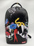 Sprayground Backpack - Snakes on Bag - Black - B5818