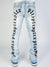 Politics Jeans - Mac - Embroidered Skinny Stacked Flare - Light Blue And Black - 511