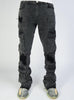 Politics Jeans - Stacked Cargo Flare - Otto - Black Acid- 503