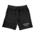 Outrank Shorts - Let Nothing Stop You Embroidered - Black  - OR2880