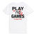 Outrank T-Shirt - Play No Game - White - OR2936