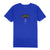 Outrank T-Shirt - Wish Less Move More - Royal Blue - OR2917