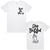 Pg Apparel T-Shirt - Keep The Faith - White/Black - KTF100