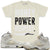 Million Dolla Motive T-Shirt - Money Power Respect - Cream