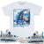 Million Dolla Motive T-Shirt - Blue Bill - White