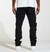 Crysp Denim Cargo Pants - Nelson - Black  - CRYSPR242-021