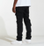 Crysp Denim Cargo Pants - Nelson - Black  - CRYSPR242-021