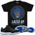 Million Dolla Motive T-Shirt - Laced Up - Black And Royal Blue