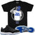 Million Dolla Motive T-Shirt - Talk Money - Black And Royal Blue