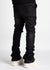 GUAPI Jeans - Waxed Split Denim - Black - 194WSD