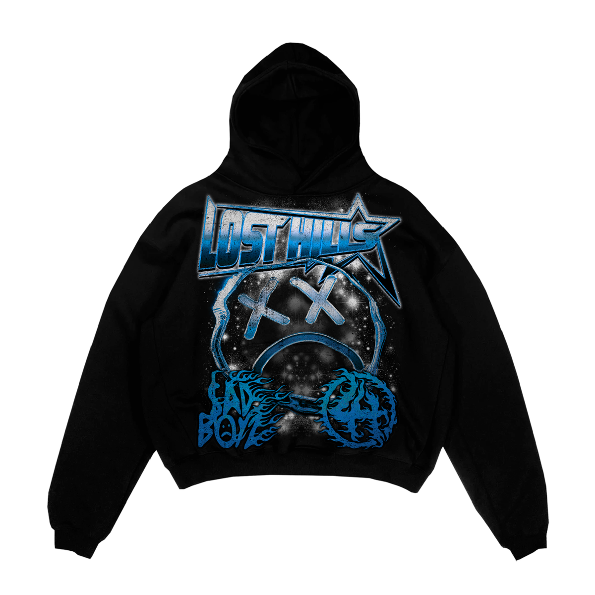 Lost Hills Hoodie - Sad Boyz - Black - LHSBHOODY003 – Vengeance78