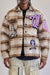 First Row Shacket - Art League Multi Patches - Brown - FRJ2064