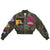 First Row Jacket - Women Ture Freedom Multi Patches MA-1 - WC - FRLJ4006CR