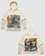 G West Hoodie - Cosmic Sky Ride Double Hit - Cloud Cream - GWDSHLHD9091