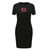 Pro Standard Crewneck - Women Cincinnati Reds Classic Body Con Dress - Black - LCRC39061