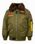 Top Gun KIDS Jacket - Atlantic Fleet - Olive - TGK2433