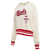 Pro Standard Crewneck - Women Cincinnati Reds Retro Classic Rib Flc Crewneck - Cream - LCRC314170