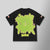 Hyde Park T-Shirt - Bubble Yup Tee - Black And Green