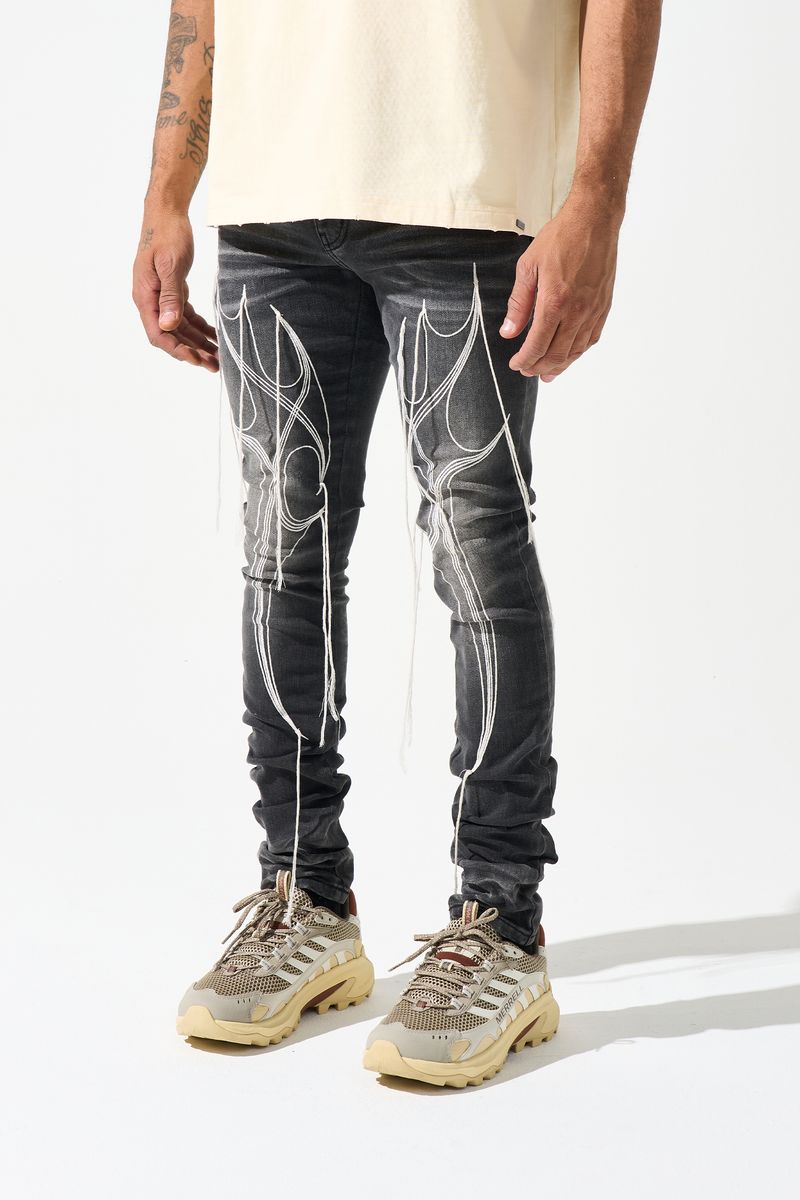【SCENERITY】Tint Black Denim Pants Momotaro Jeans B0405-SP Black Selvedge GTB 15.7oz | Cultizm