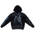 First Row Hoodie - Wake Up And Be Fierce Lighting Skull - Black Wash - FRF2481A