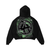 Lost Hills Hoodie - Skull Switch - Black And Green - LH4003