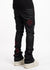 Guapi Jeans - Icon Embellished Denim V2 -  Obsidian Black