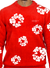 George V Sweater - Flowers - Red - GVT-121