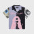 Homme+Femme Shirt - Ransom Button Down - Black Purple - HFFW202487