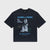 Homme+Femme T-Shirt - Snow Bunny Cropped Tee - Black - HFFW2024127