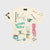 Homme+Femme T-Shirt - Rest Stop Tee - Cream - HFSS202529