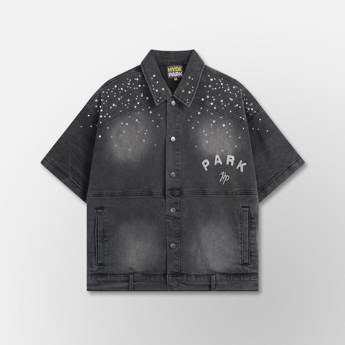 hyde park dress shirt Hyde Park Shirt - Studded Park Denim Work Shirt
