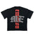 Mixed Emotion T-Shirt - Octopus Rhinestone Tee - Black