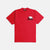 Outrank T-Shirt - Grind Different Ultra Heavyweight - Red - OR3474WPT
