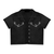 Prestige Shirt - Deerskin Rhinestone Top - Black