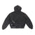 First Row Jacket - Stud Logo Hood Jacket - Black Wash - FRJ2131