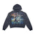 Rare Peace Hoodie - Crop - Dark Grey - RK5032A