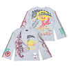 Gunzinii Crewneck - Rock And Roll - Light Grey - GZ846