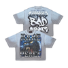 Rare Peace T-Shirt - Black Panther Tee W/ Clear Rhinestones - Grey - RT6017