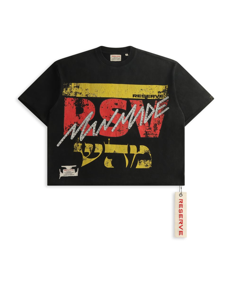 GFTD LA - Reserve T-Shirt - Man Made - Black – Vengeance78
