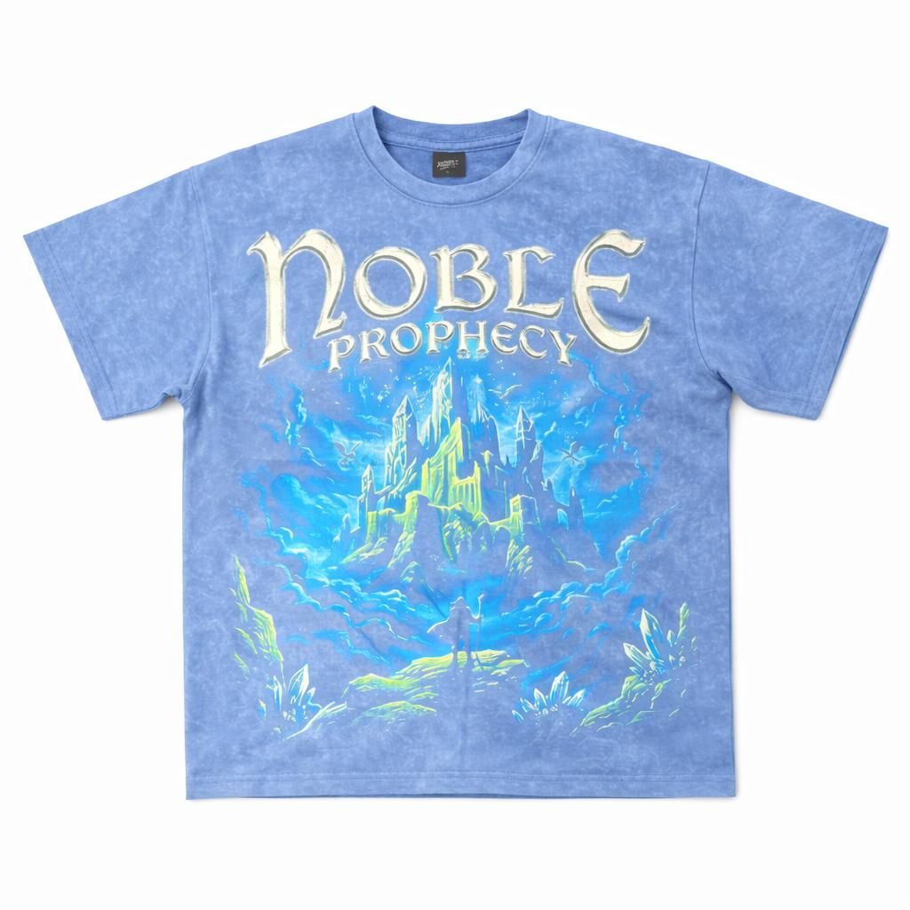 Noble T-Shirt - Prophecy Blue Premium Washed Tee - NB-8816