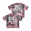 Rare Peace T-Shirt - Mad World Tee w/ Cut & Sew - Dust Pink - RT6083