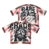 Rare Peace T-Shirt - Chaos Washed Tee w/ Rhinestone Detail - Light Khaki- RT6047