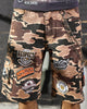 Elite Jean Shorts - Patch Work - Army Camo - 19488 A10