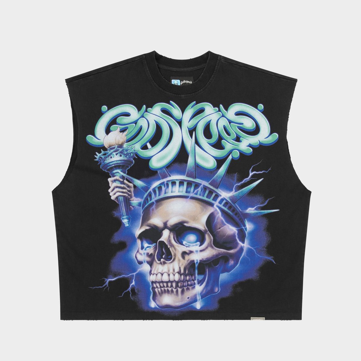 LGB GOD SPEED ブラック タンク Godspeed Tank Top - Liberty Tears Sleeveless - Black – Vengeance78