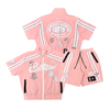 Crafted Short Set - Fashion Nylon Set - Pink - CR573/CR574-PNK